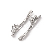 Brass Micro Pave Cubic Zirconia Pendants KK-Z112-03P-2