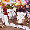 15 Yards Single Face Flat Velvet Ribbons OCOR-WH0082-130-5