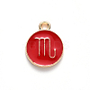 Alloy Enamel Pendants ENAM-SZ0001-28B-L-4