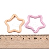 Spray Painted Alloy Spring Gate Rings FIND-G103-01B-3