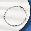 201 Stainless Steel Cuba Style Chian Bracelet for Men BJEW-B138-06P-03-3
