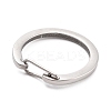 Non-Tarnish 304 Stainless Steel Push Gate Snap Key Clasps LS-STAS-B022-01P-01-2