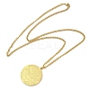 304 Stainlessa Steel Curb Chain Pendant Necklaces LS-NJEW-H034-05G-2