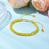 Baking Paint Glass Seed Beaded Bracelets BJEW-MZ00155-4