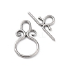 Non-Tarnish 304 Stainless Steel Toggle Clasps STAS-A092-01P-1