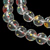Transparent Glass Enamel Beads Strands LAMP-A001-B01-6