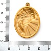 Religion Golden Tone 304 Stainless Steel Pendants STAS-K289-01G-11-3