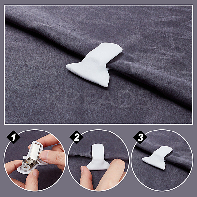 Iron Anti-slip Cloth Clips AJEW-WH0326-28-1