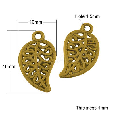 Tibetan Style Alloy Pendants X-TIBEP-20336-AG-RS-1