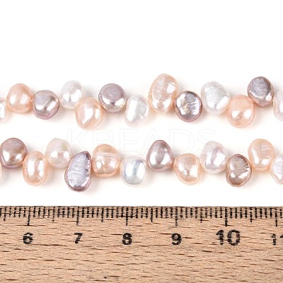Natural Cultured Freshwater Pearl Beads Strands PEAR-T006-24-1