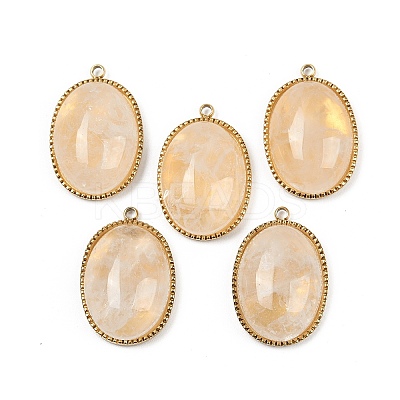 Natural Quartz Crystal Pendants STAS-F322-15G-05-1