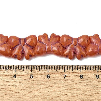 Painted Glass Beads Strands GLAA-Z021-02-1