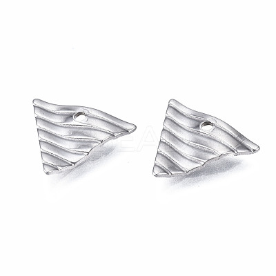 Non-Tarnish 304 Stainless Steel Charms STAS-S080-056P-NR-1