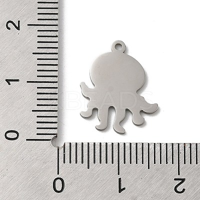 Non-Tarnish 201 Stainless Steel Pendants LS-STAS-E206-04P-01-1