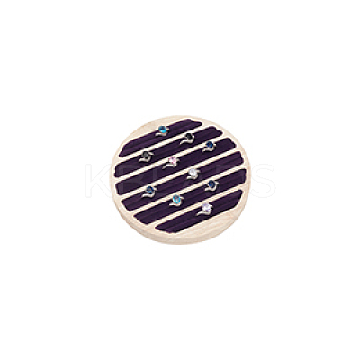 6-Slot Wood Ring Display Stands RDIS-WH0011-30-1