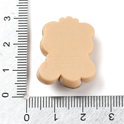 Bear Bread Opaque Resin Decoden Cabochons CRES-Q220-05C-1