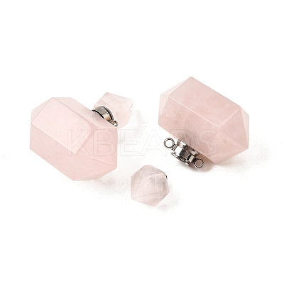 Gemstone Perfume Bottle Pendants G-L623-08P-1