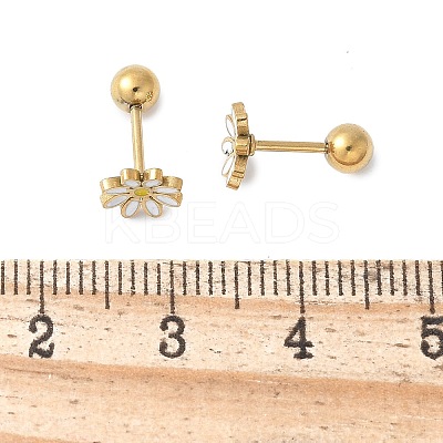 304 Stainless Steel Stud Earrings for Women EJEW-E603-03G-1