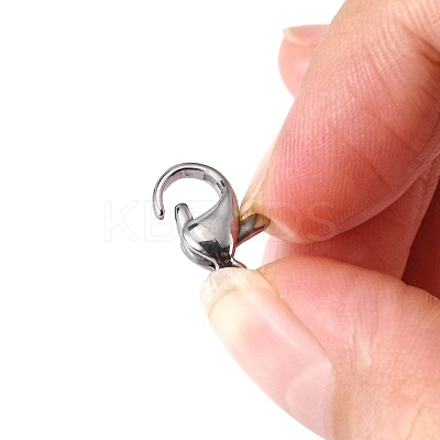 Tarnish Resistant 304 Stainless Steel Lobster Claw Clasps STAS-M262-01-13mm-1