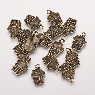 Tibetan Style Alloy Drink Charms TIBEP-A100748-AB-LF-1