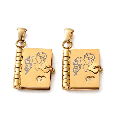 304 Stainless Steel Pendants SA-CBA694E-01G-02-1