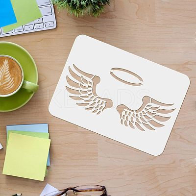 Large Plastic Reusable Drawing Painting Stencils Templates DIY-WH0202-059-1