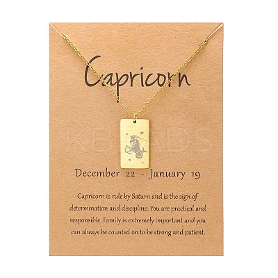 Twelve Constellations Pendants Necklaces LS-PW-WG2D875-05-1