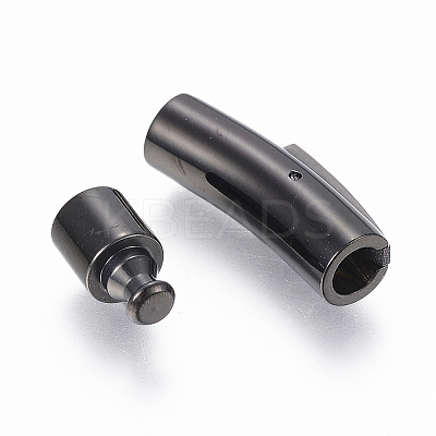 304 Stainless Steel Bayonet Clasps LS-STAS-F131-25B-1
