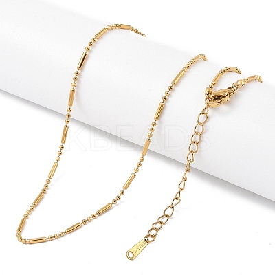 Ion Plating(IP) 201 Stainless Steel Chain Necklaces NJEW-P309-27G-1