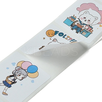 8 Styles Self-Adhesive Paper Cartoon Reward Stickers LS-DIY-R083-02B-1