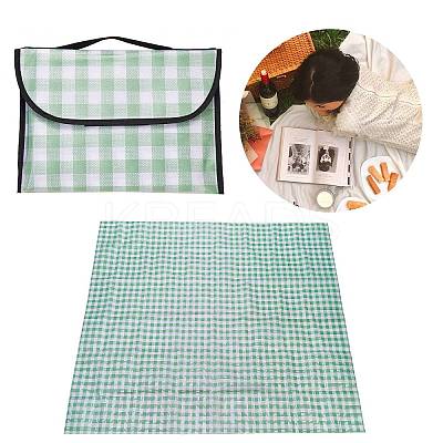 Portable Tartan Patern Non Woven Picnic Mat JX572B-02-1