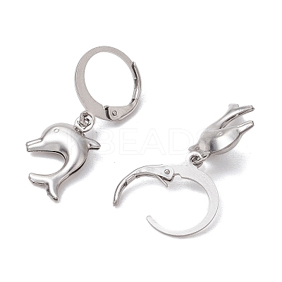 304 Stainless Steel Leverback Earrings EJEW-JE06303-1