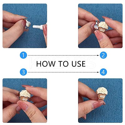 60Pcs 5 Colors Adjustable Brass Ring Components FIND-SZ0002-23-NR-1