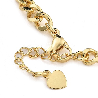 Brass Micro Pave Cubic Zirconia Bracelets BJEW-K261-06G-1