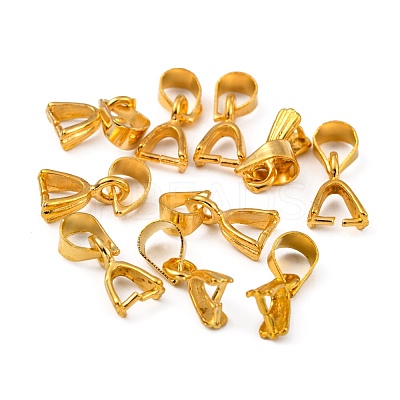 Brass Ice Pick Pinch Bails KK-KK06-G-1