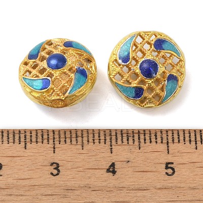 Rack Plating Brass Beads KK-P276-31G-1