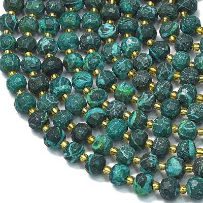 Natural Malachite Beads Strands G-K389-E82-01-1