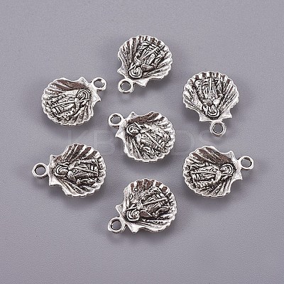 Tibetan Style Alloy Pendants X-TIBEP-17997-AS-RS-1