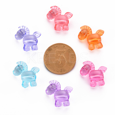 Transparent Acrylic Beads TACR-S154-47B-1