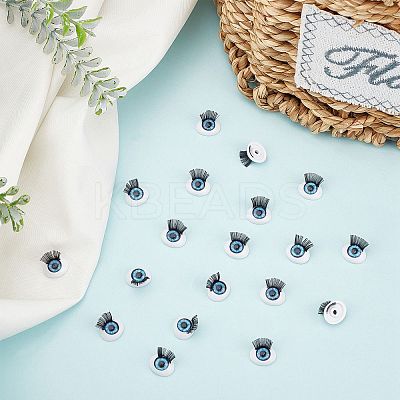 50 Pairs 4D ABS Doll Craft Cartoon Movable Eye DIY-NB0006-33-1