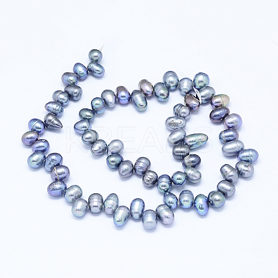 Natural Cultured Freshwater Pearl Beads Strands PEAR-G004-01C-01-X-1