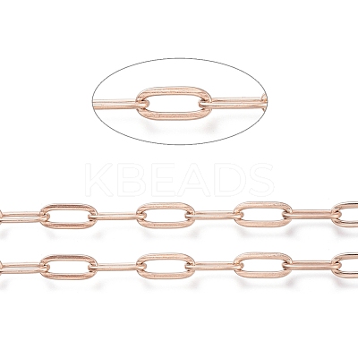 Ion Plating(IP) 304 Stainless Steel Cable Chains CHS-M002-01RG-1