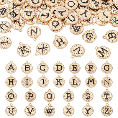 52 Pcs Alloy Enamel Pendants ENAM-TA0003-77-1