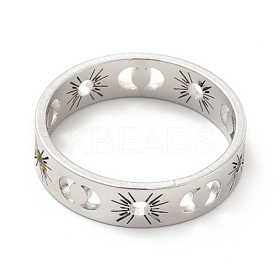 201 Stainless Steel Finger Rings for Women LS-RJEW-M013-01P-1-1
