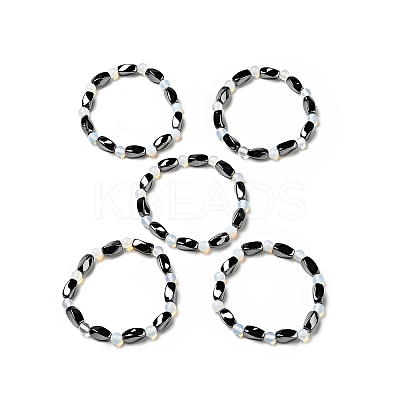 Round Opalite Stretch Bracelets BJEW-G072-1-1