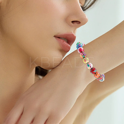 Handmade Polymer Clay Beads CLAY-PA0001-08B-1