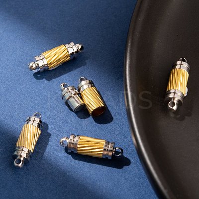 Brass Magnetic Clasps with Loops X-MC040-1-1