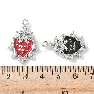 Alloy Enamel Pendants FIND-L023-04P-1
