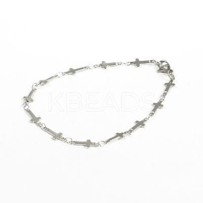 Tarnish Resistant 304 Stainless Steel Bracelets X-BJEW-D418-03-1