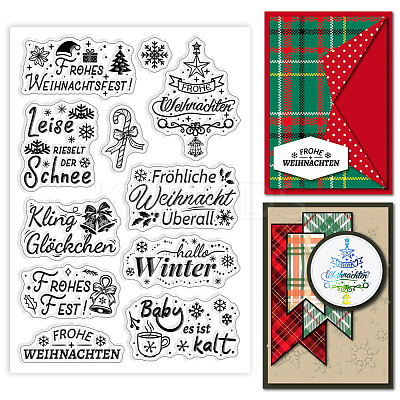 Custom Summer Theme PVC Plastic Clear Stamps DIY-WH0631-0416-1